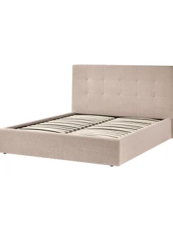 Doppelbett LORIENT in Beige - (W) 177 x (H) 112 x (L) 216 cm