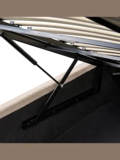 Doppelbett LORIENT in Beige - (W) 177 x (H) 112 x (L) 216 cm