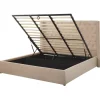 Doppelbett LUBBON in Beige/Silber - (W) 210 x (H) 144 x (L) 217 cm