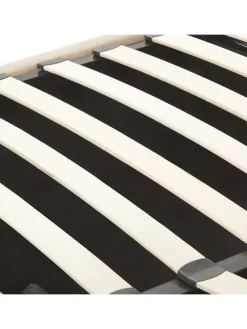 Doppelbett LUBBON in Beige/Silber - (W) 210 x (H) 144 x (L) 217 cm