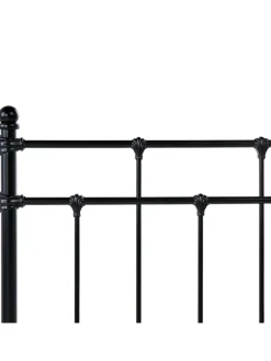 Doppelbett LYNX in Schwarz - (W) 121 x (H) 110 x (L) 209 cm