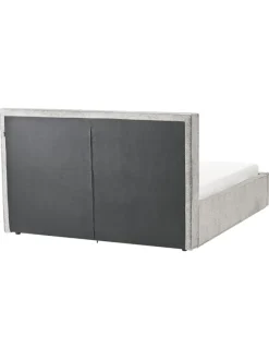 Doppelbett MOISSAC in Schwarz/Weiß - (W) 177 x (H) 108 x (L) 224 cm