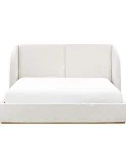 Doppelbett MONESTIER in Weiß - (W) 224 x (H) 115 x (L) 220 cm