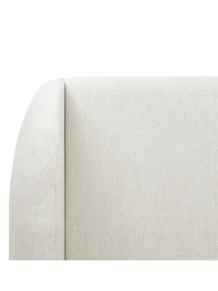 Doppelbett MONESTIER in Weiß - (W) 224 x (H) 115 x (L) 220 cm