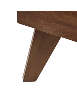 Doppelbett MONPAZIER in Braun - (W) 125 x (H) 99 x (L) 208 cm