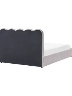 Doppelbett NANTERRE in Beige/Grau - (W) 147 x (H) 104 x (L) 215 cm