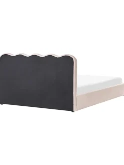 Doppelbett NANTERRE in Beige - (W) 187 x (H) 104 x (L) 215 cm