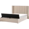 Doppelbett NOYERS in Beige - (W) 190 x (H) 132 x (L) 247 cm