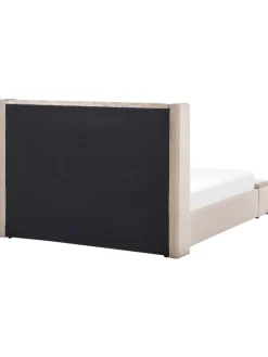 Doppelbett NOYERS in Beige - (W) 190 x (H) 132 x (L) 247 cm