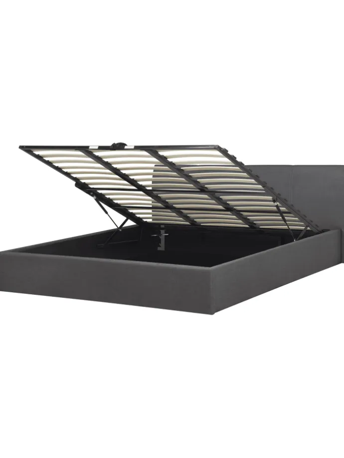 Doppelbett ORBEY in Grau - (W) 197 x (H) 88 x (L) 212 cm