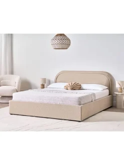 Doppelbett QUILLIEN in Beige - (W) 172 x (H) 91 x (L) 217 cm