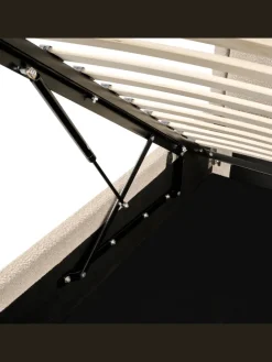 Doppelbett QUILLIEN in Beige - (W) 172 x (H) 91 x (L) 217 cm