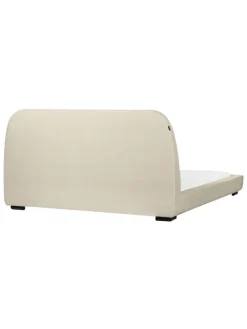 Doppelbett ROISEL in Beige/Schwarz - (W) 181 x (H) 101 x (L) 226 cm