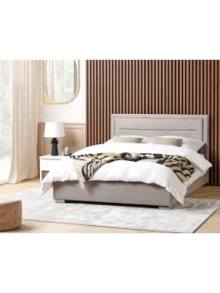 Doppelbett ROUEN in Beige - (W) 188 x (H) 111 x (L) 214 cm