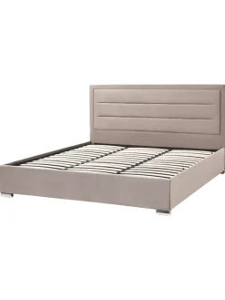 Doppelbett ROUEN in Beige - (W) 188 x (H) 111 x (L) 214 cm