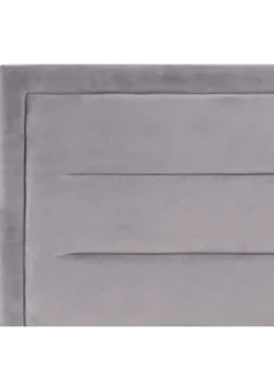 Doppelbett ROUEN in Grau/Schwarz - (W) 146 x (H) 112 x (L) 213 cm