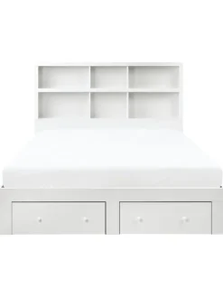 Doppelbett TARARE in Weiß - (W) 164 x (H) 125 x (L) 220 cm