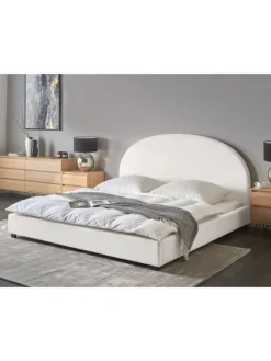 Doppelbett VAUCLUSE in Weiß - (W) 194 x (H) 112 x (L) 214 cm