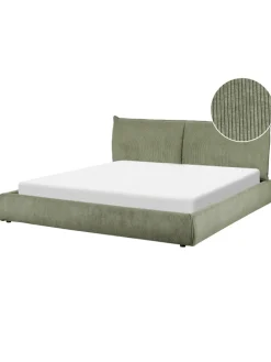 Doppelbett VINAY in Grün - (W) 196 x (H) 90 x (L) 233 cm