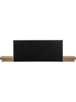 Doppelbett ZEN in Braun/Weiß - (W) 328 x (H) 86 x (L) 229 cm