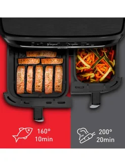 Doppelkammer-Heißluftfritteuse EY9428E0 