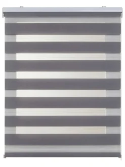 Doppelrollo in Silber