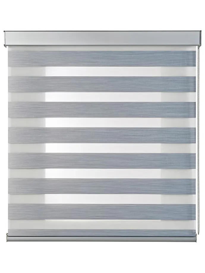 Doppelrollo in Silber