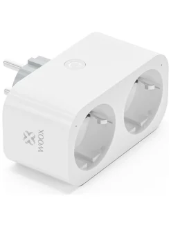 Doppelsteckdose "R6153" in Weiß