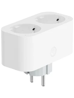 Doppelsteckdose "R6153" in Weiß