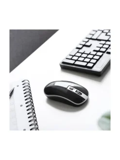 Drahtlose Computermaus 1200 DPI in Schwarz