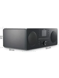 DR1560CBT, DAB+/FM/CD/Bluetooth® in Schwarz
