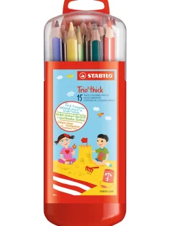 Dreikant-Buntstifte "STABILO Trio dick" - 15 Stück