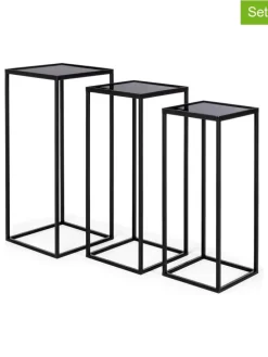 Dreisatztisch ''Nucleos'' in Schwarz
