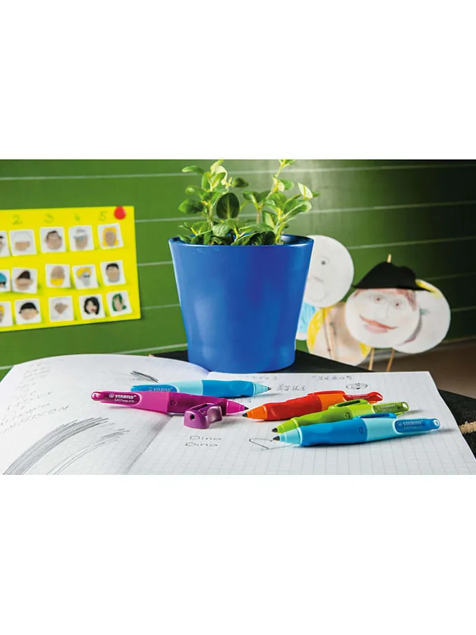 Druckbleistift "Easy ergo" - Rechtshänder - in Rot/ Orange