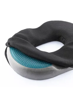 Druck-Kissen in Schwarz