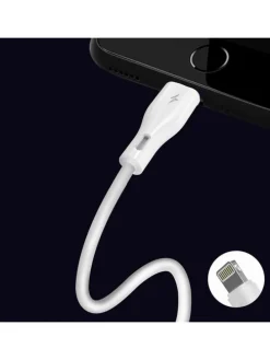 Dudao USB/Lightning Kabel 3A 2m – Weiß