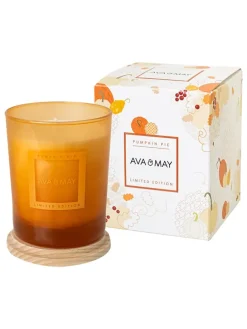 Duftkerze "Pumpkin Pie" in Orange - 180 g