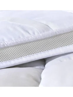 Duo Klima Matratzentopper in weiß
