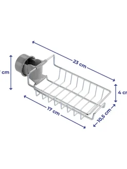 Duschablage in Silber - (B)10 x (H)17 x (T)4 cm