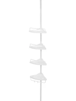 Duschablage in Weiß - 85-305 cm