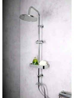 Duschablage Lobos für Brausestangen chrom