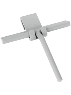 Duschabzieher ''Mola'' in Grau - (B)21 x (H)24,5 x (T)4 cm