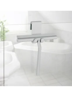 Duschabzieher ''Mola'' in Grau - (B)21 x (H)24,5 x (T)4 cm