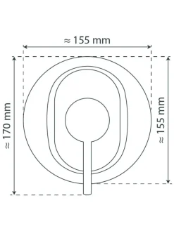 Duscharmatur ''Sylt'' in Chrom