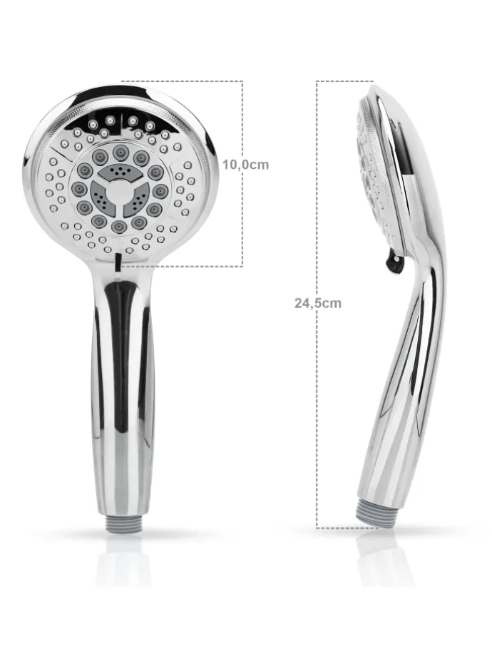 Duschkopf Handbrause in Silber