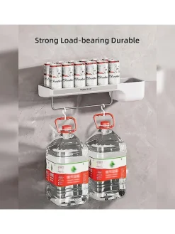 Duschregal in Weiß - (B)42 x (H)8 x (T)12 cm