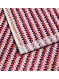 Duschtuch Bliss in berry/orange