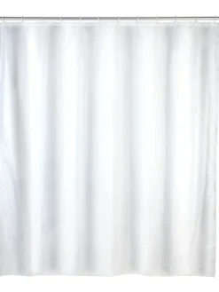Duschvorhang in Weiß - (L)200 x (B)180 cm
