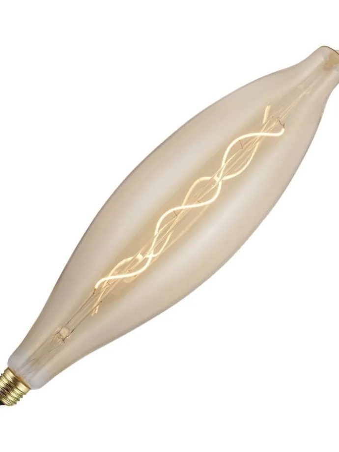 E27 LED-Leuchtmittel in Warmweiß EEK G A bis G Ø 12 cm in Gold