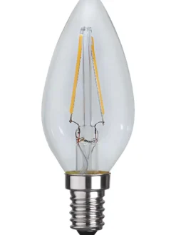 E14 Leuchtmittel Clear in Silber